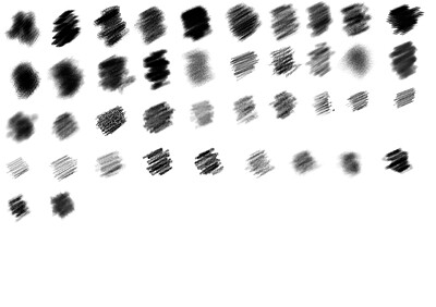 ULTIMATE KRITA CHARCOAL BRUSHES 2