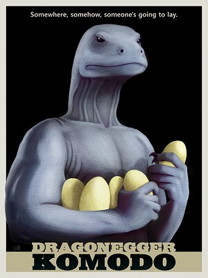 Komodo film poster parody
