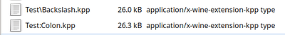 Filenames