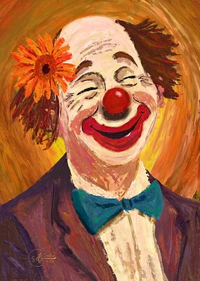 Krita Challenge 1025 Burden of Power - Clown Alley