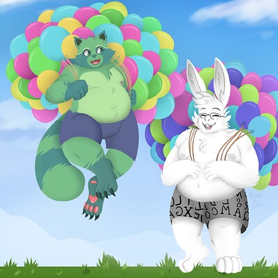 Fred and Bunny art by Helen San _ Fiverr __20230305083652