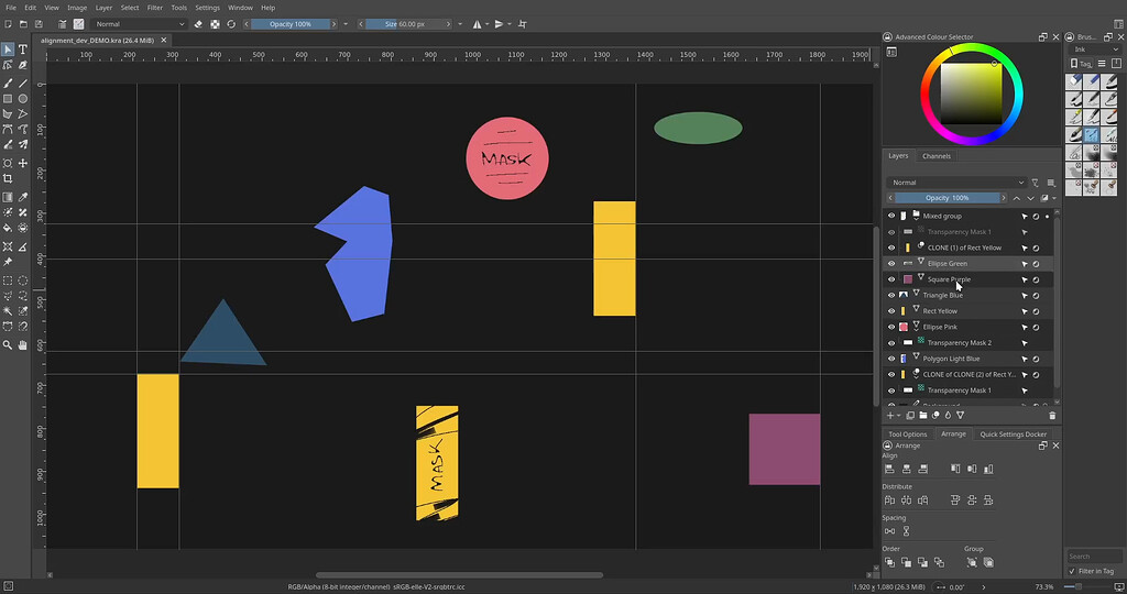 Arrange 2: Universal alignment tools for all types of layers - Plugins ...