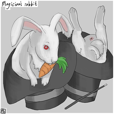 Magician's_rabbit_Daily_Spitpaint