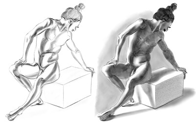 Steps of Drawing the man_1B