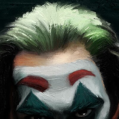 Joaquin Pheonix as Joker, Color Study for Halloween - 2024-11-01 @emarpiee - 1