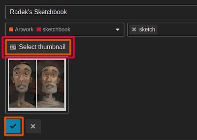 Change Thumbnail for Portfolio