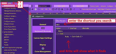 Settings → Configure Krita