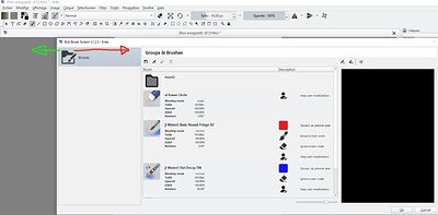 S2 - Draging brushes icon