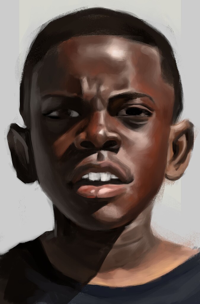 Portrait Rendering Background Portrait face rendering 2 - Finished Artworks - Krita Artists