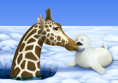 Unexpected meeting on the sea ice