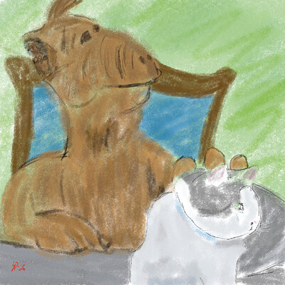 Krita Challenge 0226 Alien World Building ALF