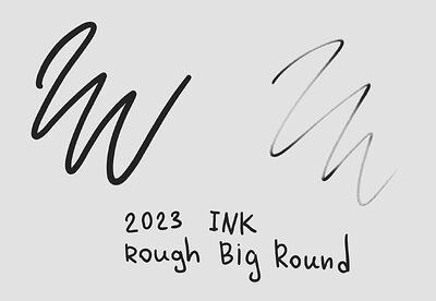 2023_Ink rough big round