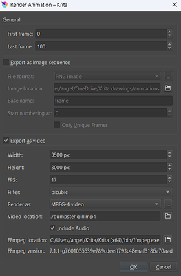 Why wont my krita render my animation? - General Questions - Krita Artists