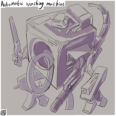 Automatic_washing_machine_Daily_Spitpaint