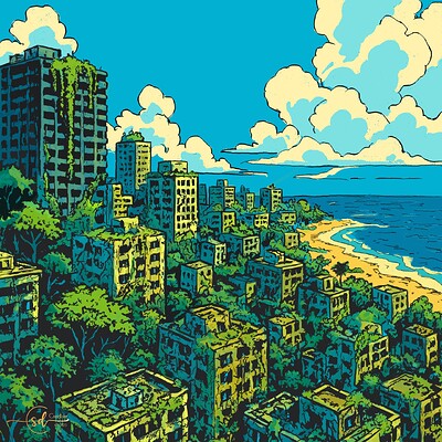 Krita Challenge 1125 Civilization Engulfed - Coastal