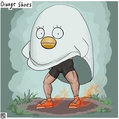 Orange_shoes_Daily_Spitpaint