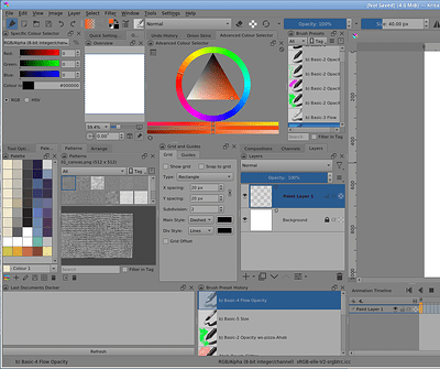 Wide and mad workspace (partial)