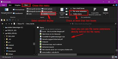 File Name Extensions