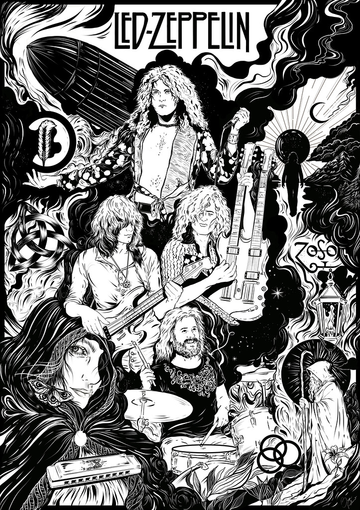 Led Zeppelin – A Visual Tribute to Transformation - Finished