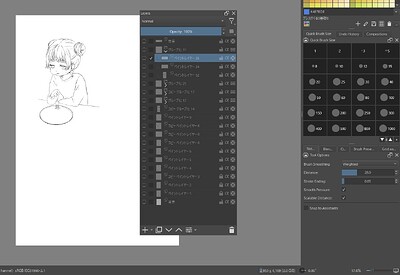 Hide all layers and shrink the canvas