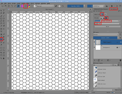 Fill with pattern