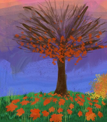 krita maple tree wtrcol