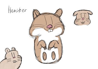 Hamster Character Design