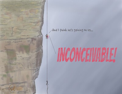 Krita Challenge 0425 Fairy Tale The Cliffs of Insanity
