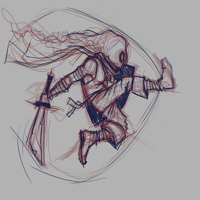 deadcells 3 boceto azul