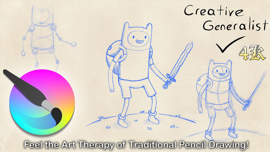 Adventure Tutorial Adventure Time Finn Sketch Finding the Form Step by Step Tutorial Part ...