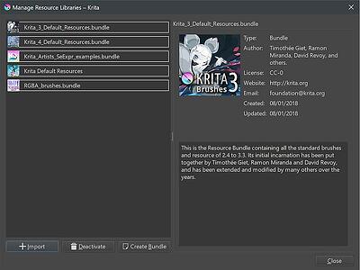 Krita Bundles