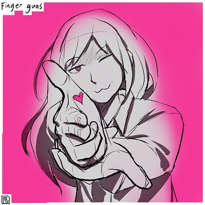 Finger_guns_Daily_Spitpaint