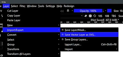 Save Vector Layer as SVG