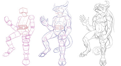 From simplify form to lineart