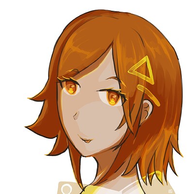 Emotional Huevember 2022 day 11 LOVING anime face portrait, november challenge