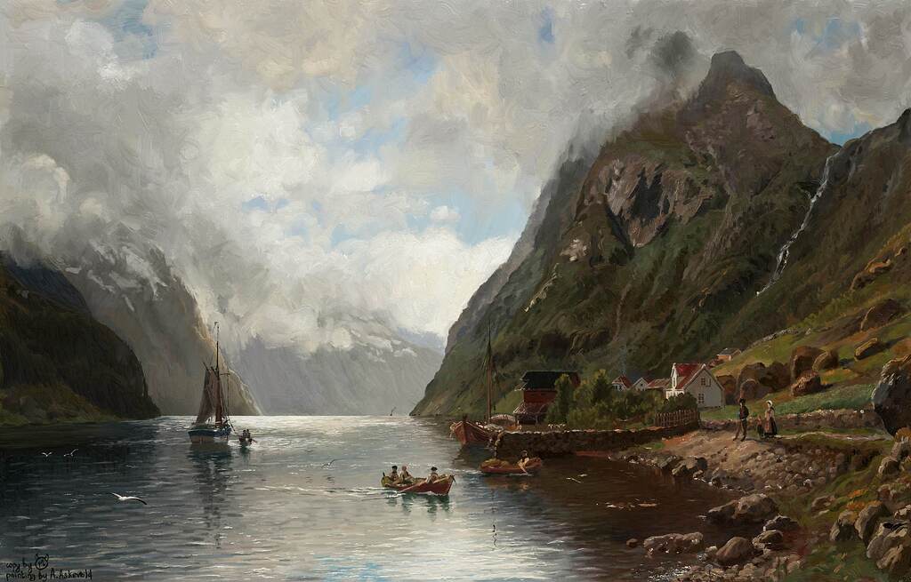 Askevold's Norwegian Fjord study