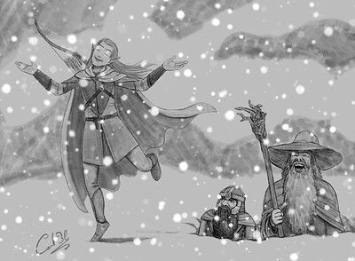 Legolas on Caradhras