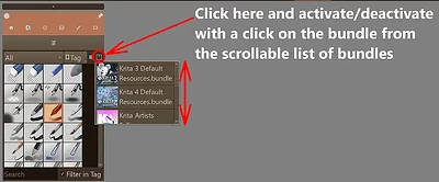 Activate⧸Deactivate a bundle