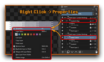 Index Painting - Select Colors