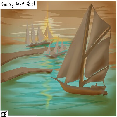 Sailing_into_dock_Daily_Spitpaint