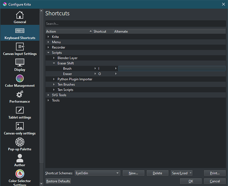 Eraser Shift plugin Plugins Krita Artists