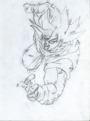 Goku SS Drawing