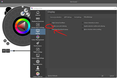 Krita Solve Right Click
