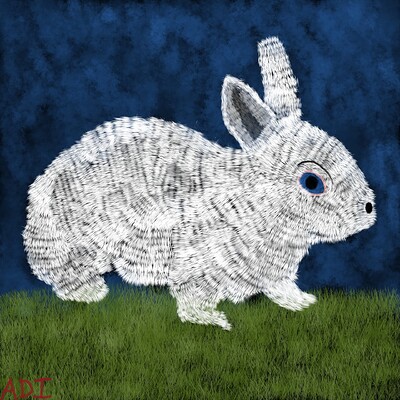 Rabbit Painting