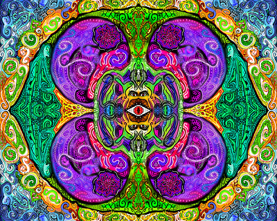 Every color I can think of mandala