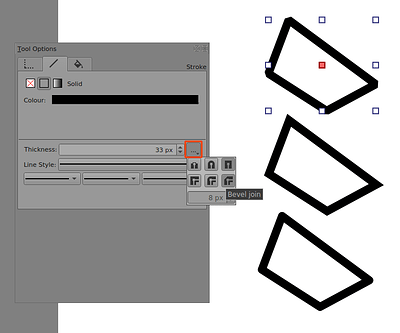 vector caps and joins