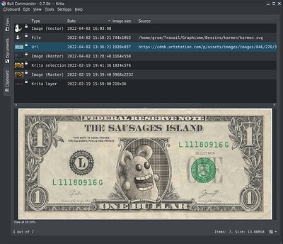 Main interface-single clipboard panel mode