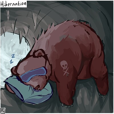 Hibernation_Daily_Spitpaint
