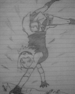 Sakura evading