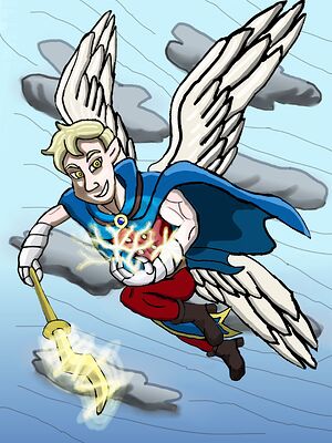 Angel Warrior above remastered for absolutey the final time i hope but i save this in case i still need to edit it more